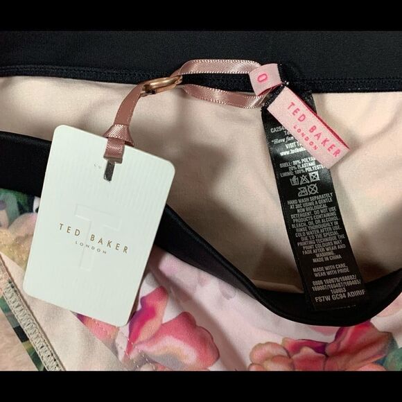 NWT Ted Baker Adirif Painted Posie Bikini Bottoms - Picture 3 of 5